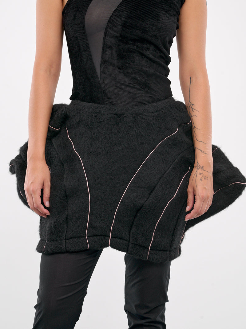 Black Layered Hawkbill Trousers (T06-14-MIST-BLACK)