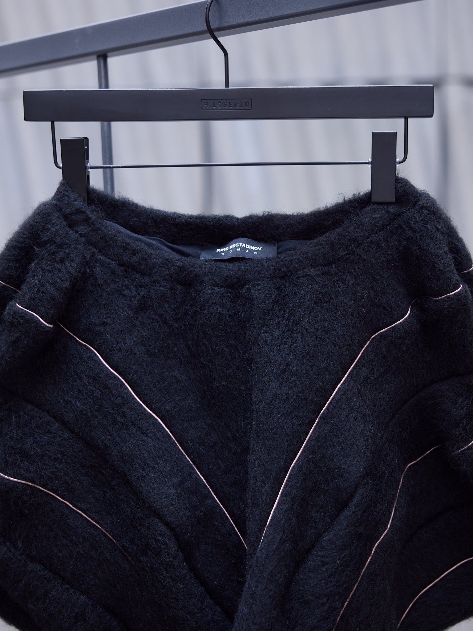 Black Layered Hawkbill Trousers (T06-14-MIST-BLACK)