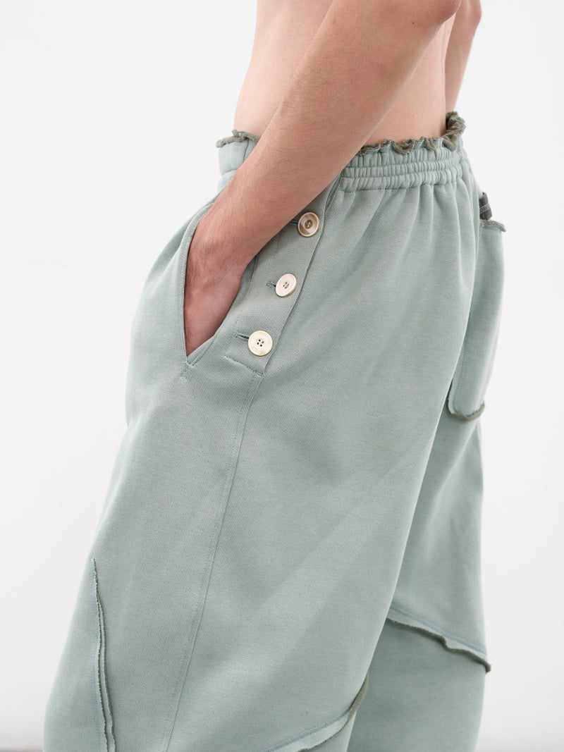 Green Vig K-Dart Spiral Sweatpants (T11-25-GREEN-GREY)