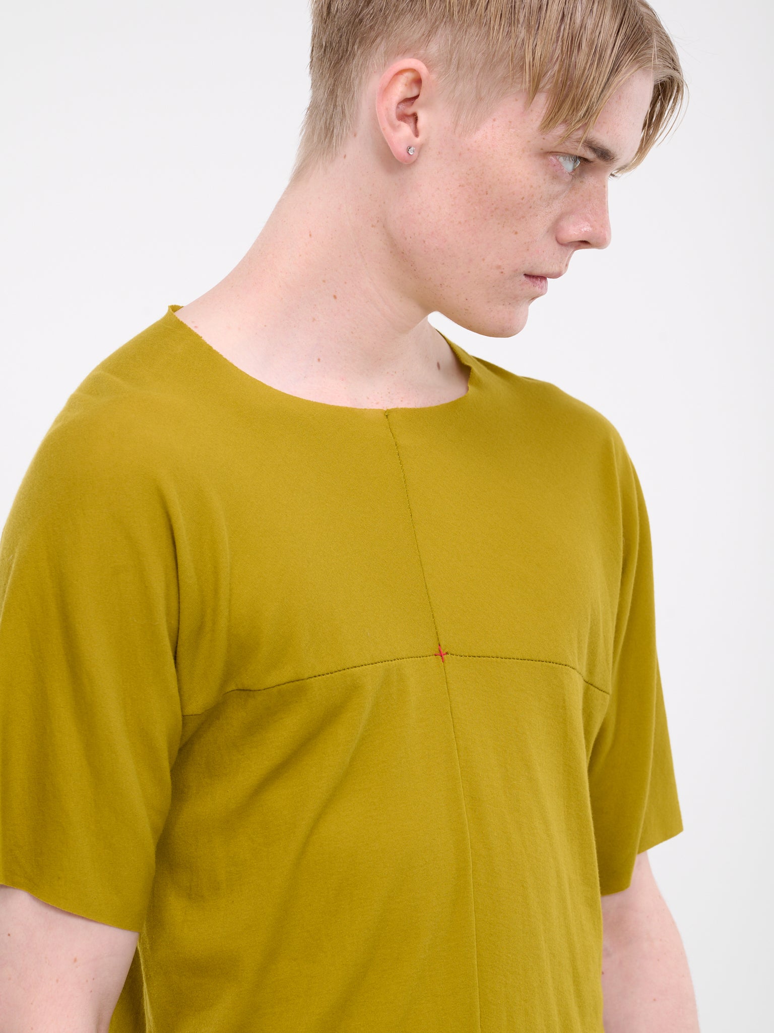 Hand-Stitched One Piece Tee (T211C-JCL14-ANTIQUE-MOSS)