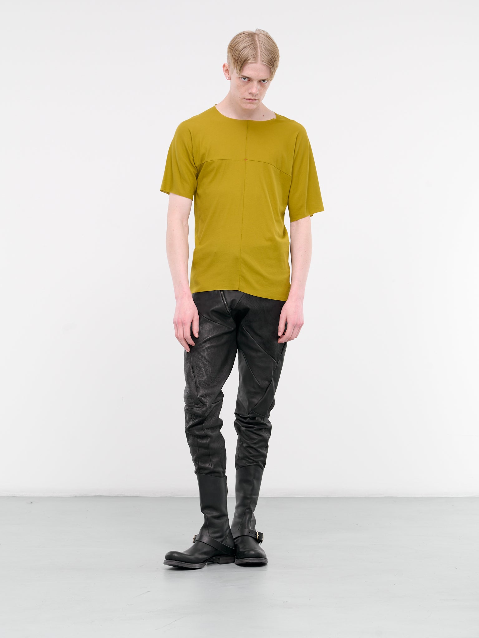 Hand-Stitched One Piece Tee (T211C-JCL14-ANTIQUE-MOSS)