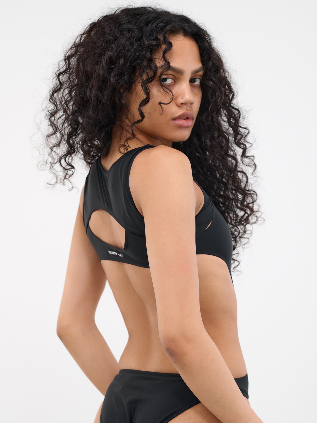 One-Piece Swimsuit (T345W-JERPA0002-BLACK)