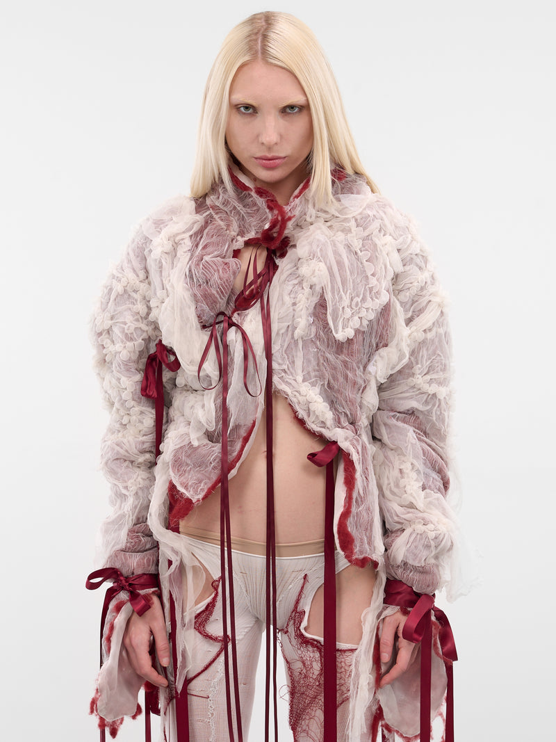 Tapestry Of Blood Layered Jacket (TAPESTRY-OF-BLOOD-WHITE)