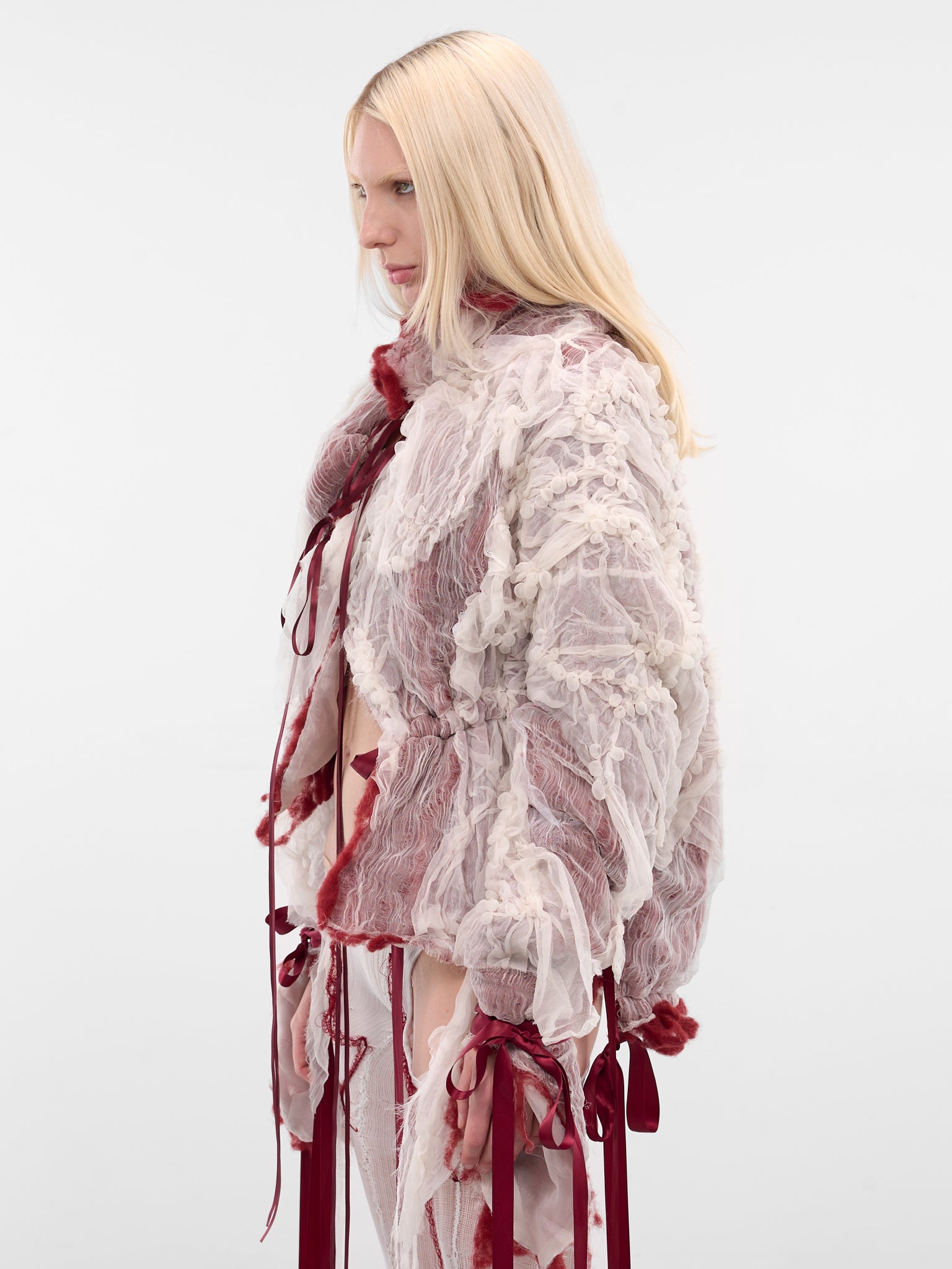 Tapestry Of Blood Layered Jacket (TAPESTRY-OF-BLOOD-WHITE)