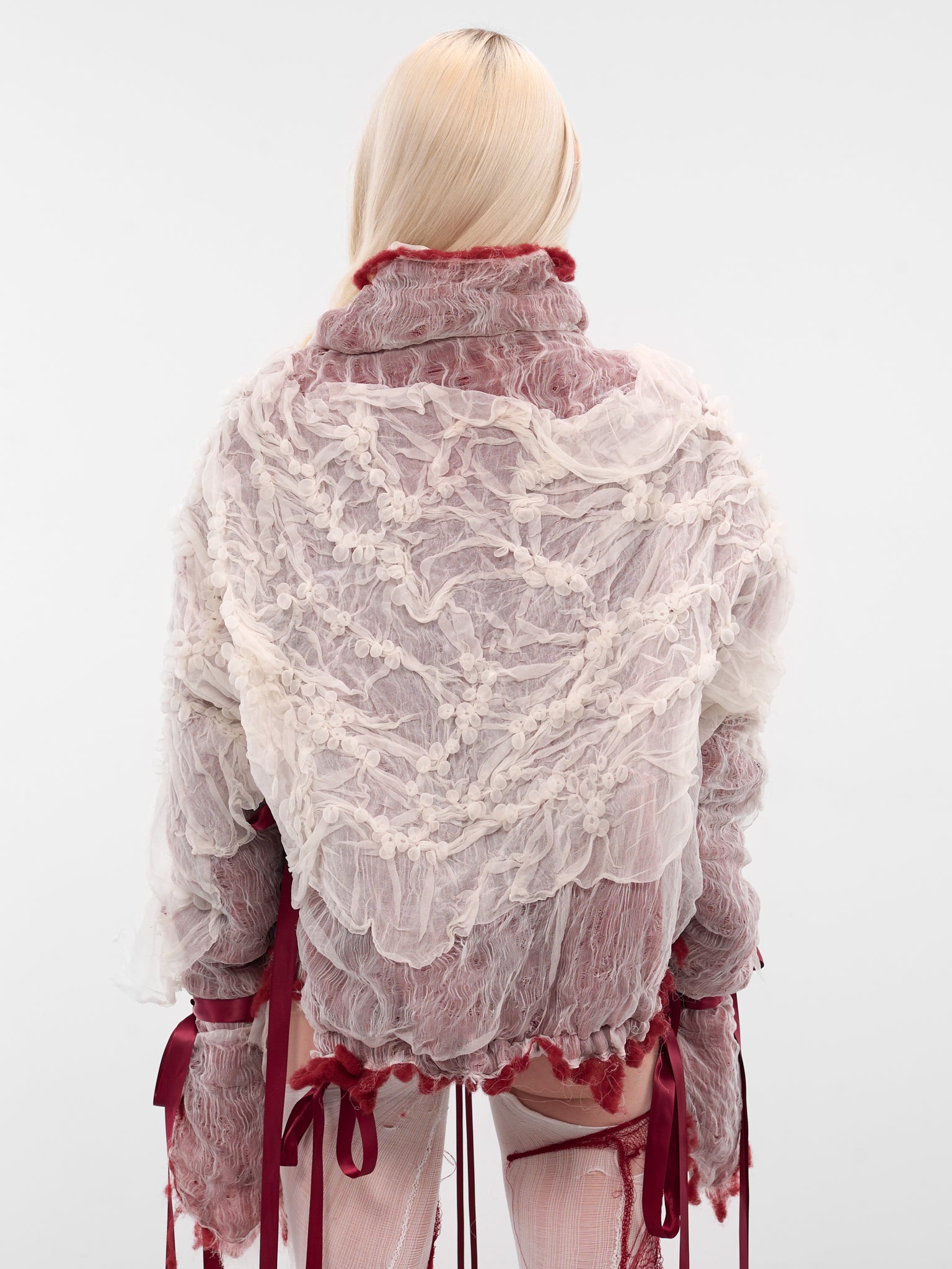 Tapestry Of Blood Layered Jacket (TAPESTRY-OF-BLOOD-WHITE)