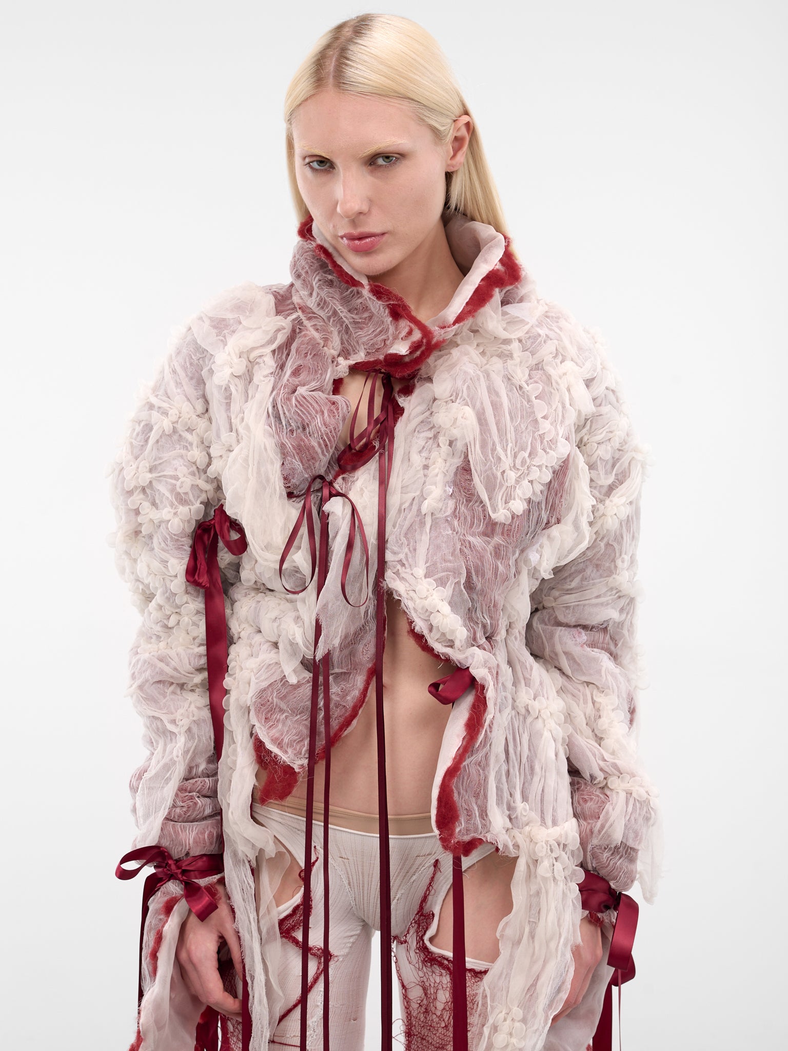 Tapestry Of Blood Layered Jacket (TAPESTRY-OF-BLOOD-WHITE)