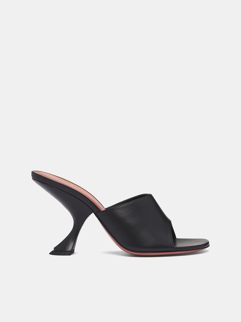 Black Nappa Taylor 90 Slippers (TAYLOR-NAPPA-BLACK)