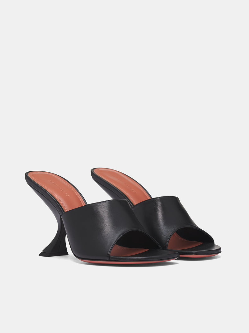 Black Nappa Taylor 90 Slippers (TAYLOR-NAPPA-BLACK)