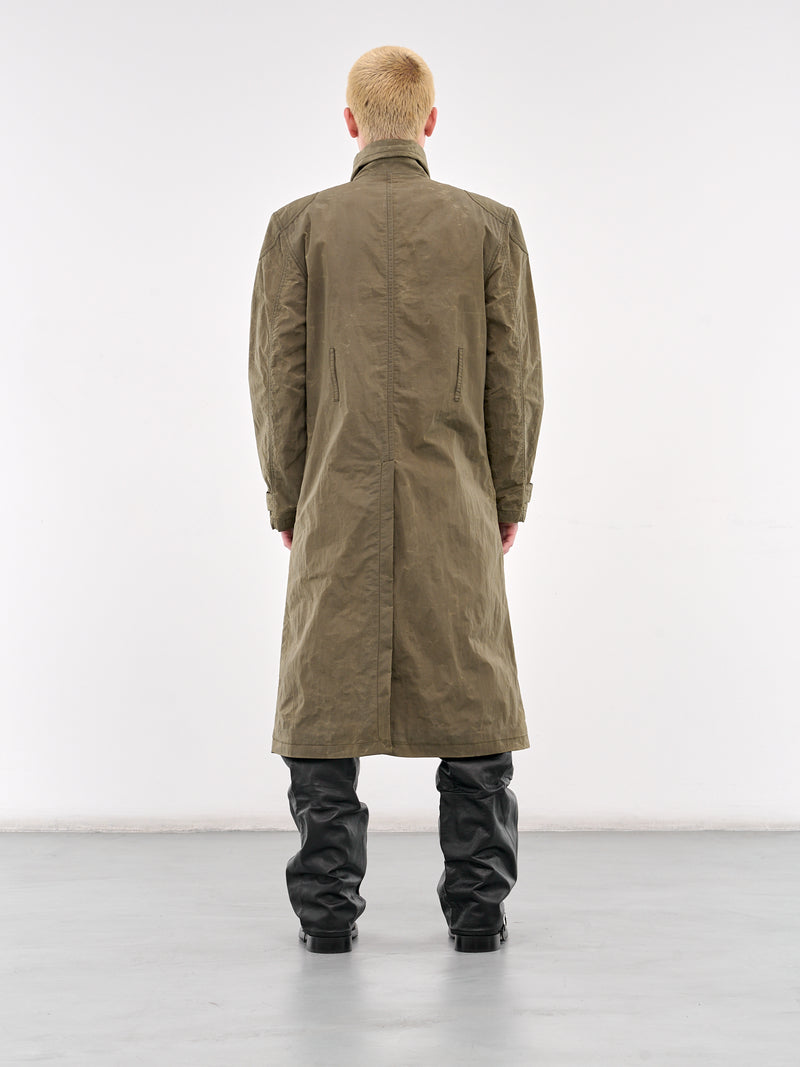 CLORE Cross over Trench クロレ FE240 - Rubberized Vinyl Trench Coat***60% OFF – J