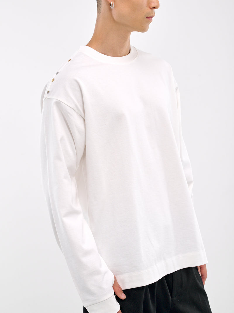 Cotton Jersey Tee (TE-SQ3-412-020-WHITE)