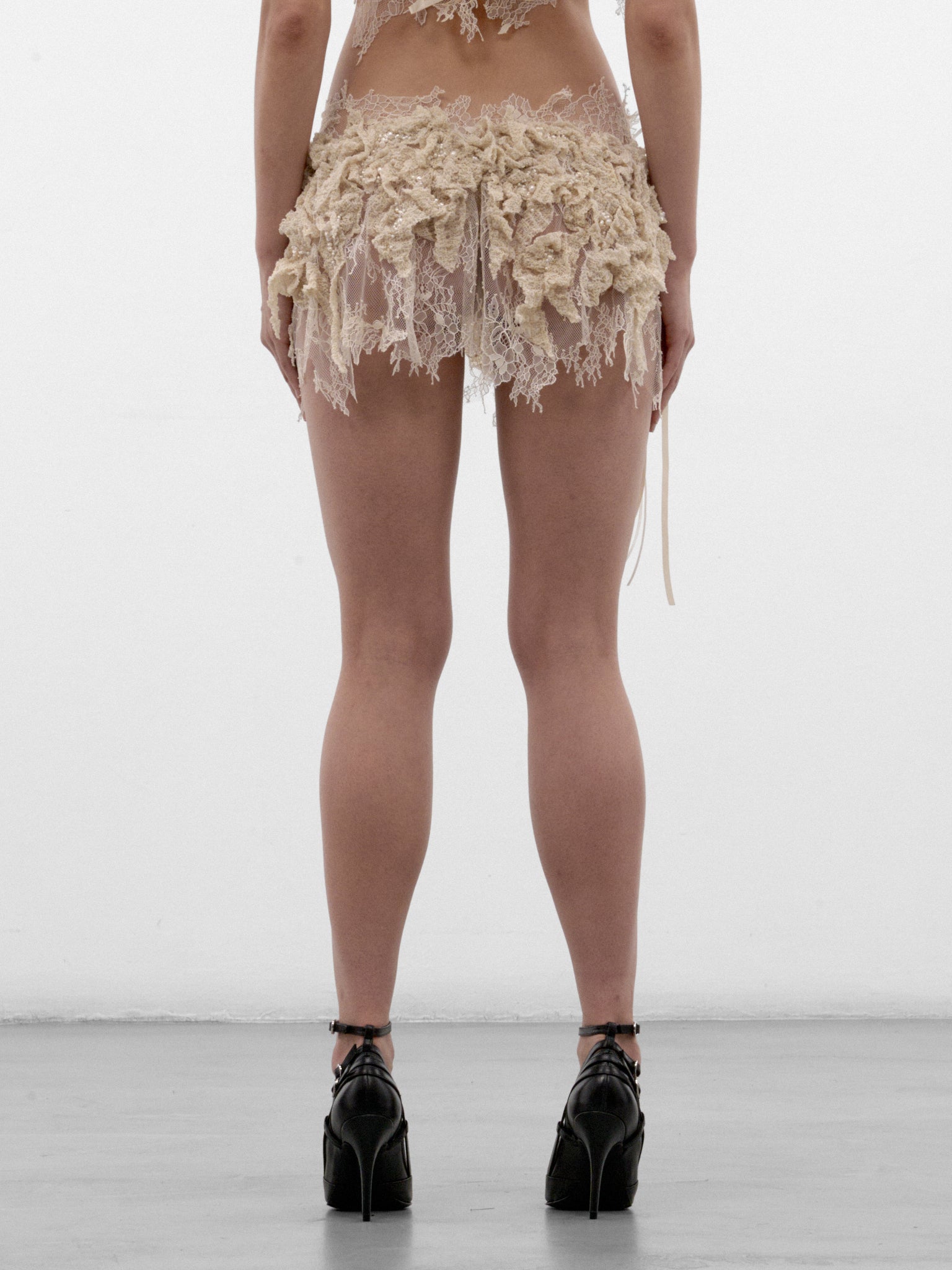 Cream The Lady In Waiting Skirt (THE-LADY-IN-WAITING-LIGHT-CREA)