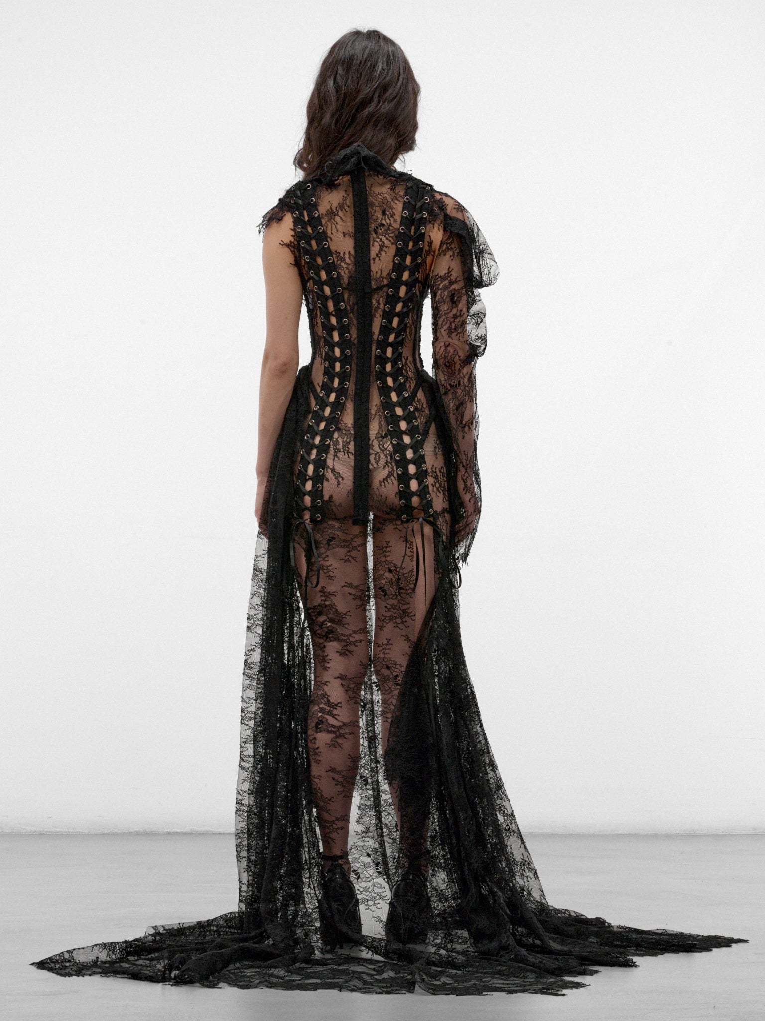 Black The Queen Mother Dress (THE-QUUEN-MOTHER-BLACK)