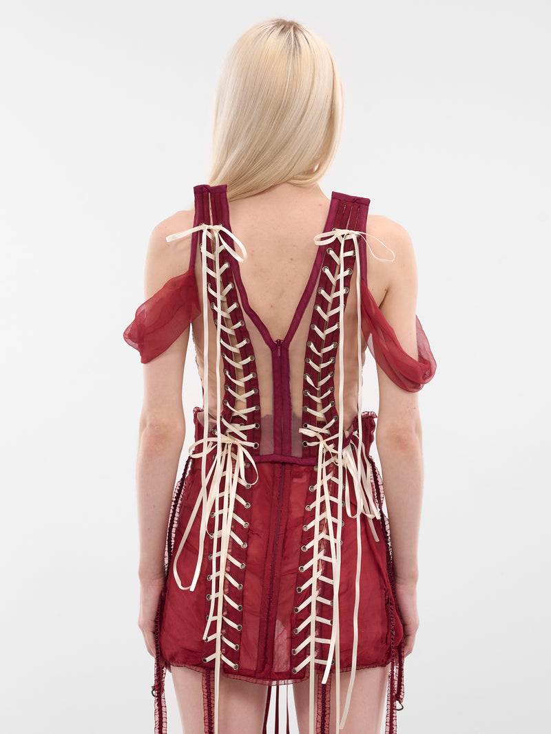 Threds Of Flesh Layered Corset (THREADS-OF-FLESH-BEIGE)