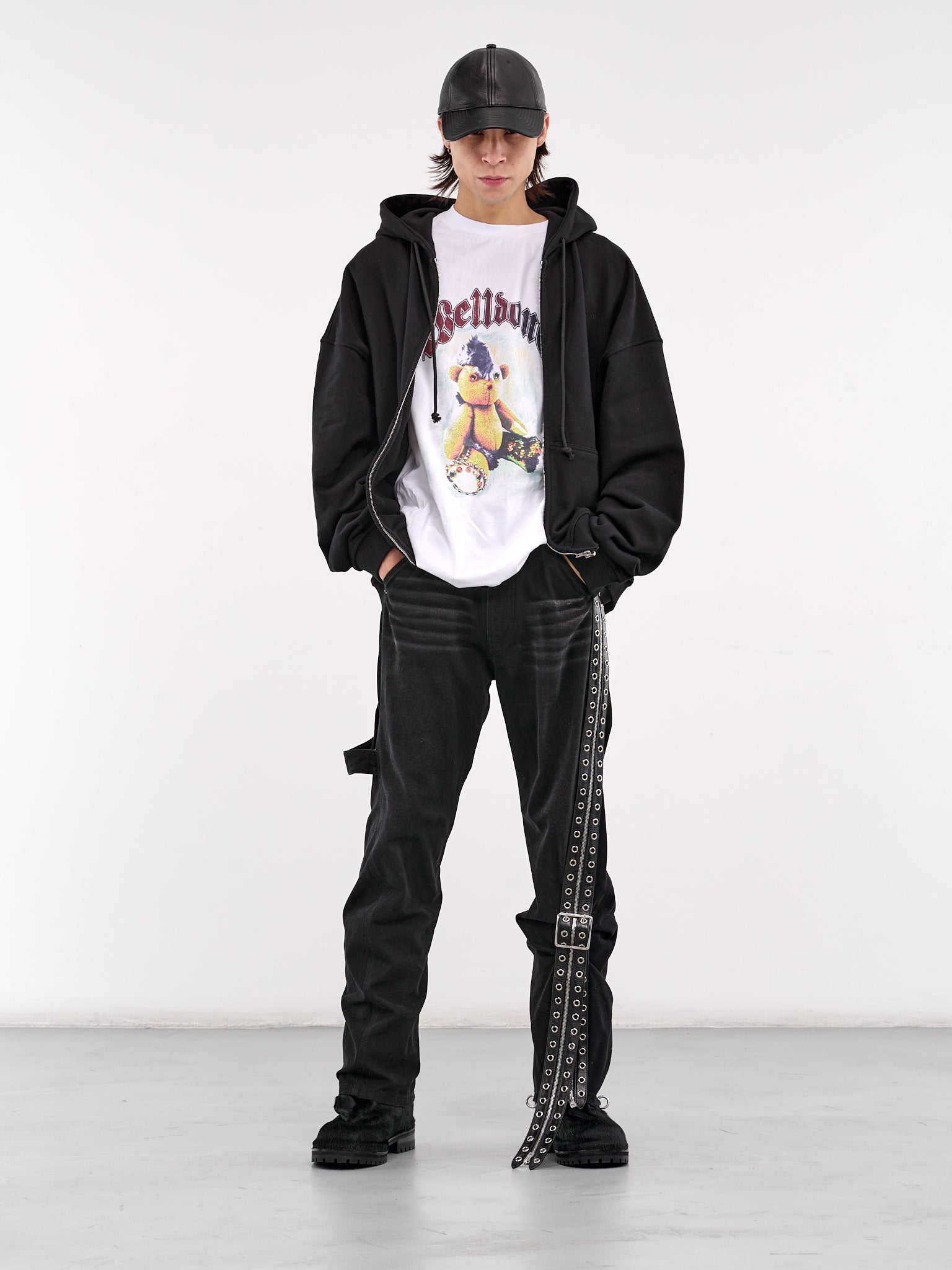 WE11DONE Belt Work Pants | H. Lorenzo - styled