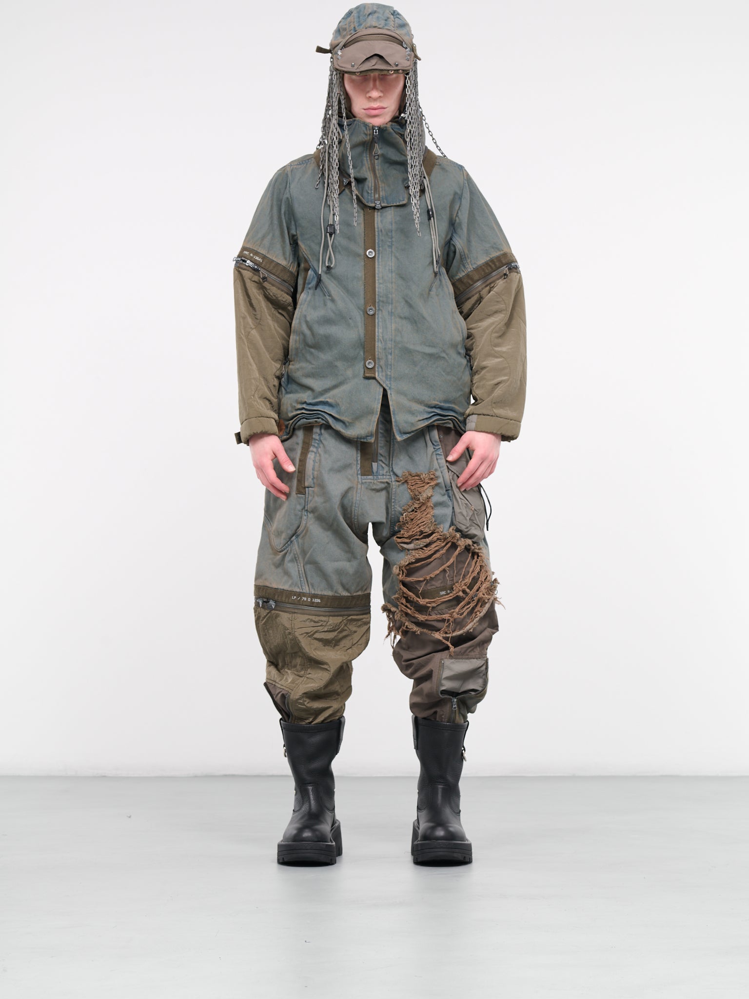Wasteland Walker Convertible Jacket (TM00323-1-VB-GRAY)