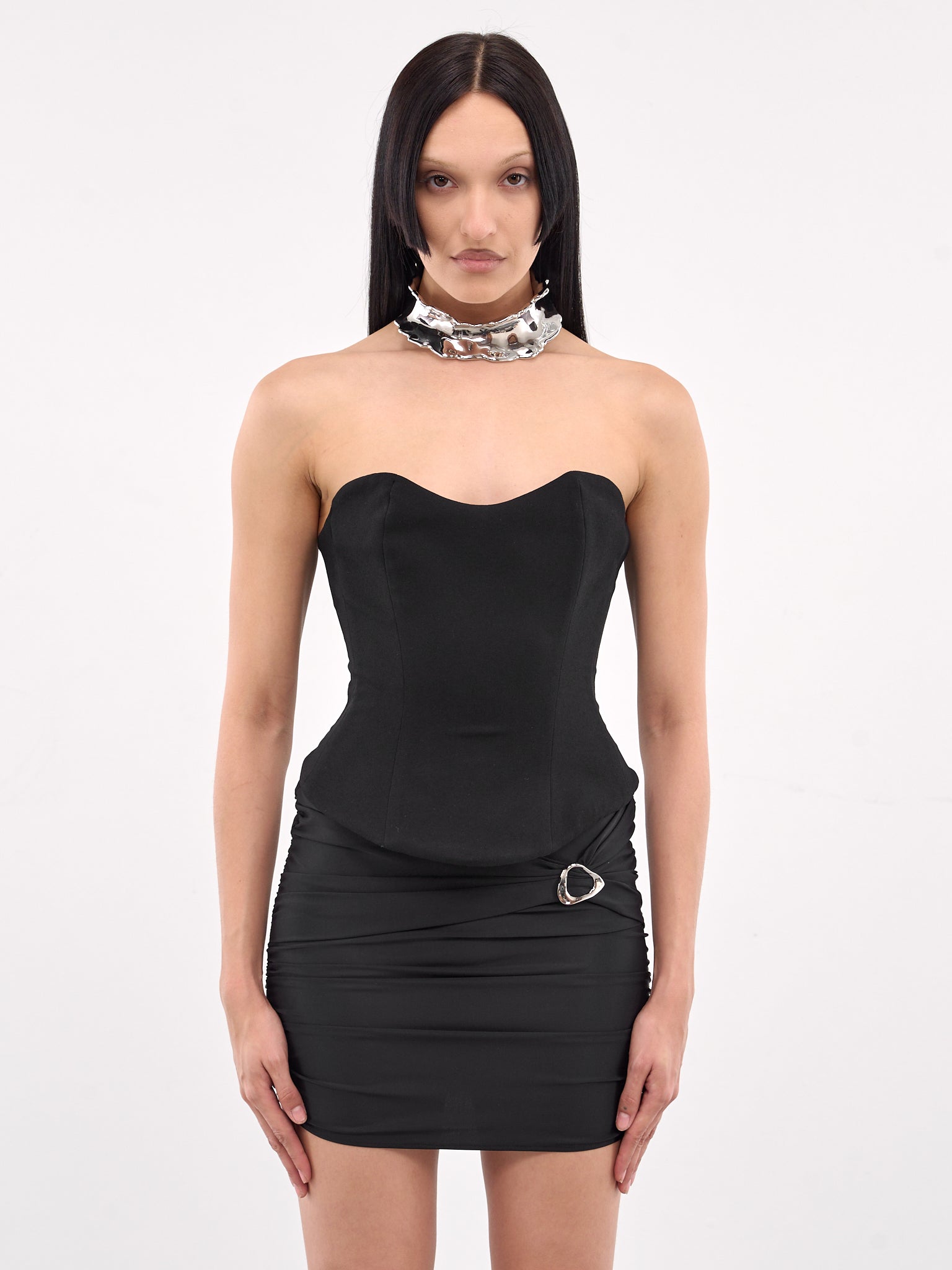 Anqa Lace-Up Corset (TO01-BS-BLACK)