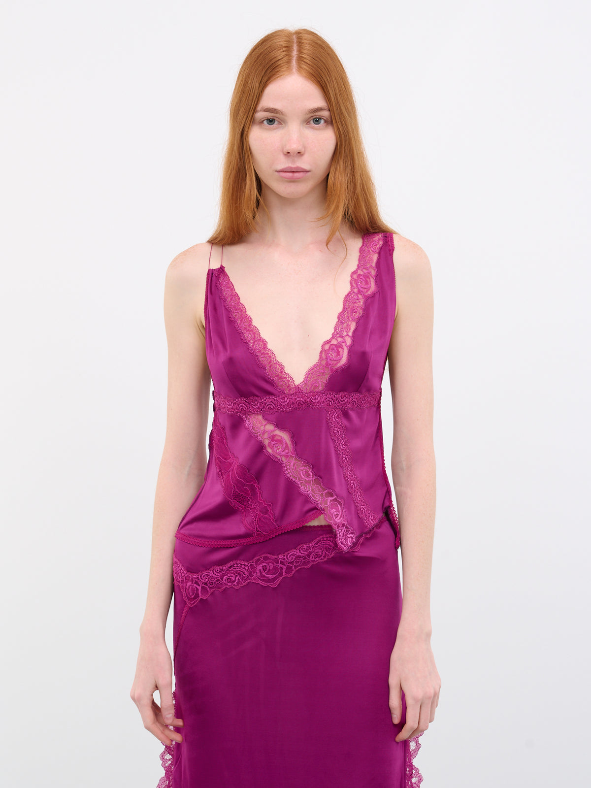 Single Lace Top (TO031-PINK)