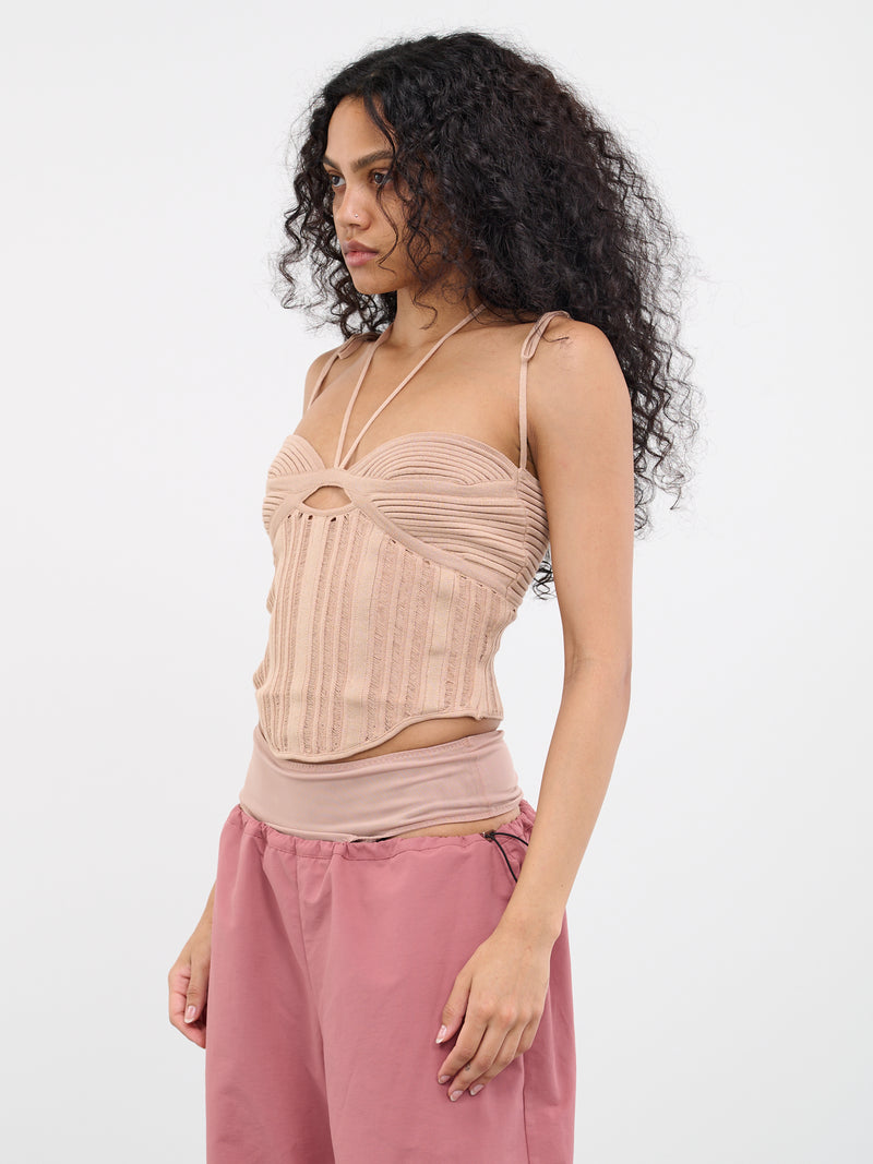 Floating Knit Corset (TO04947268-0475-001-NUDE)