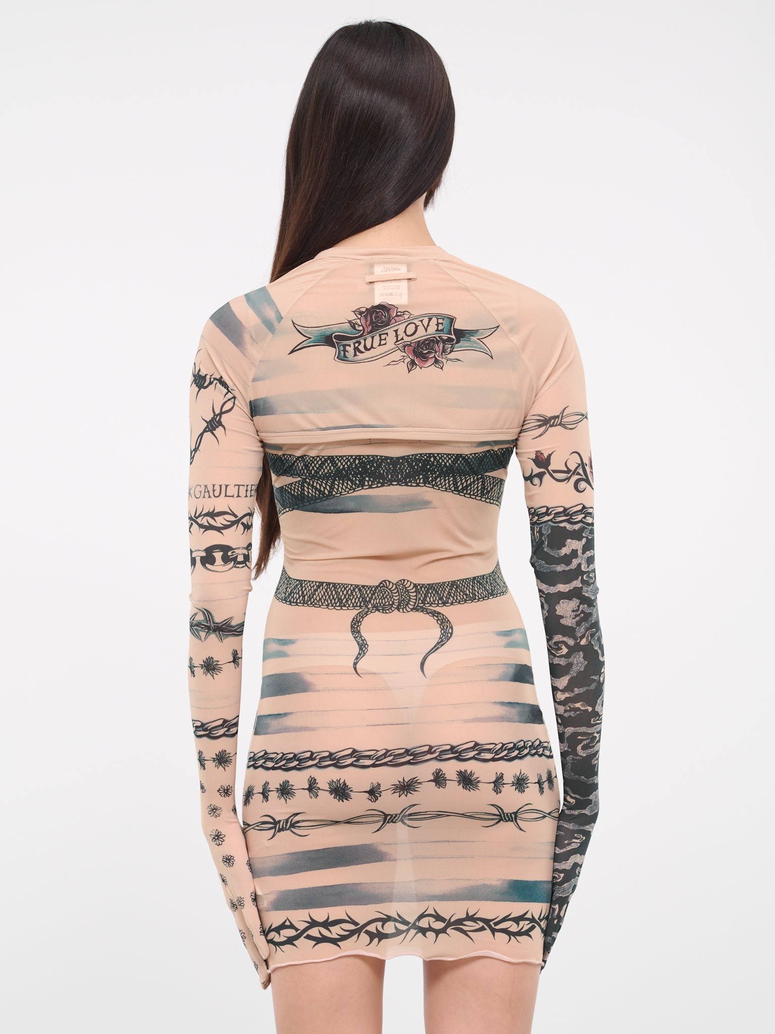 KNWLS Trompe l'oeil Tattoo Shrug (TO091-J522-630200-MULTI)