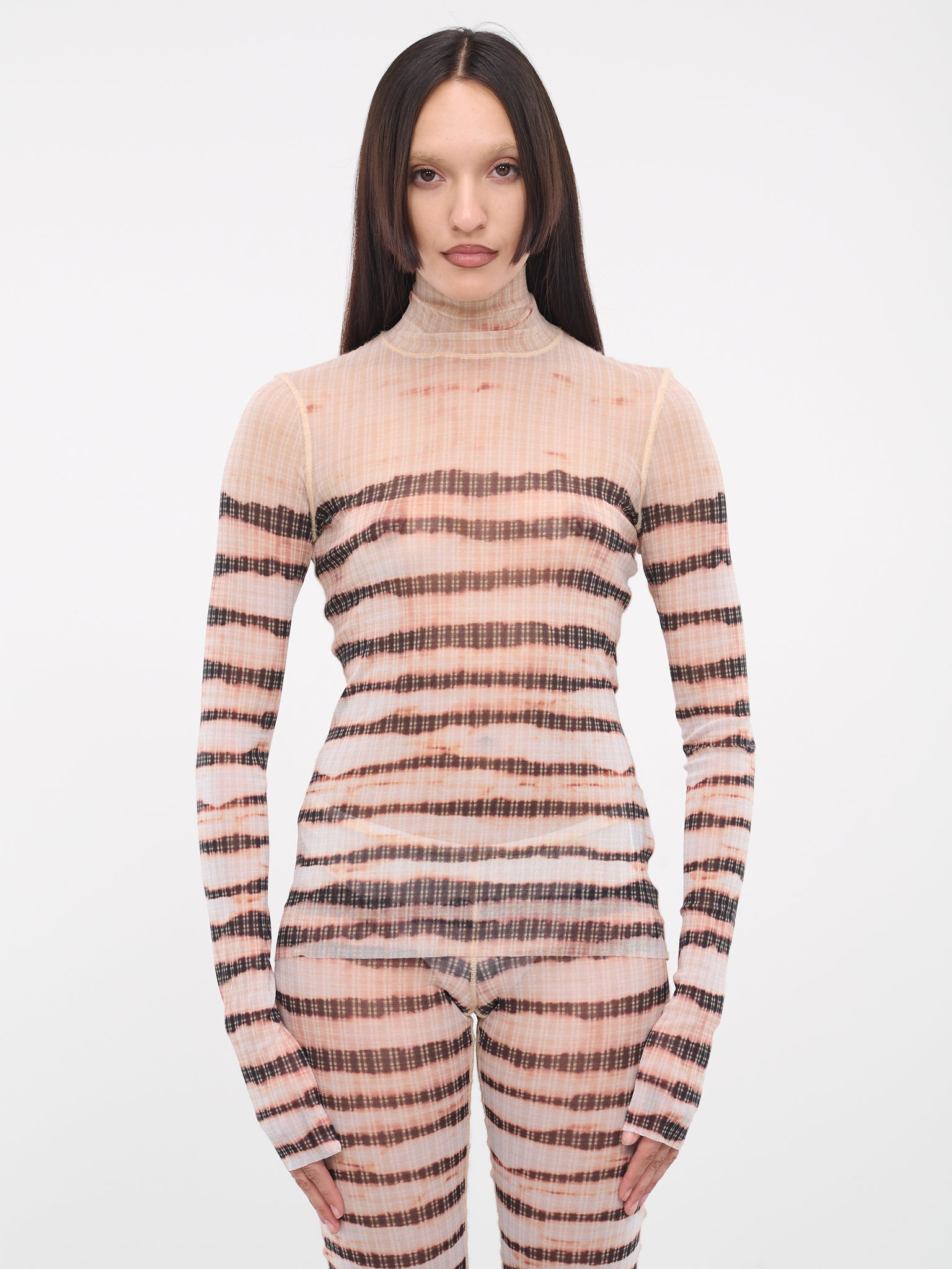 KNWLS Stripe Mariniere Top (TO095-T535-0360-ECRU-BROWN)