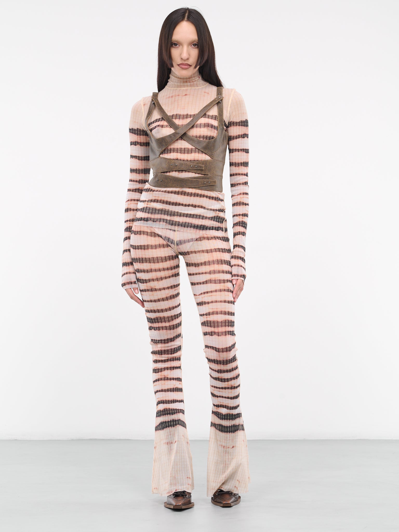 KNWLS Stripe Mariniere Top (TO095-T535-0360-ECRU-BROWN)