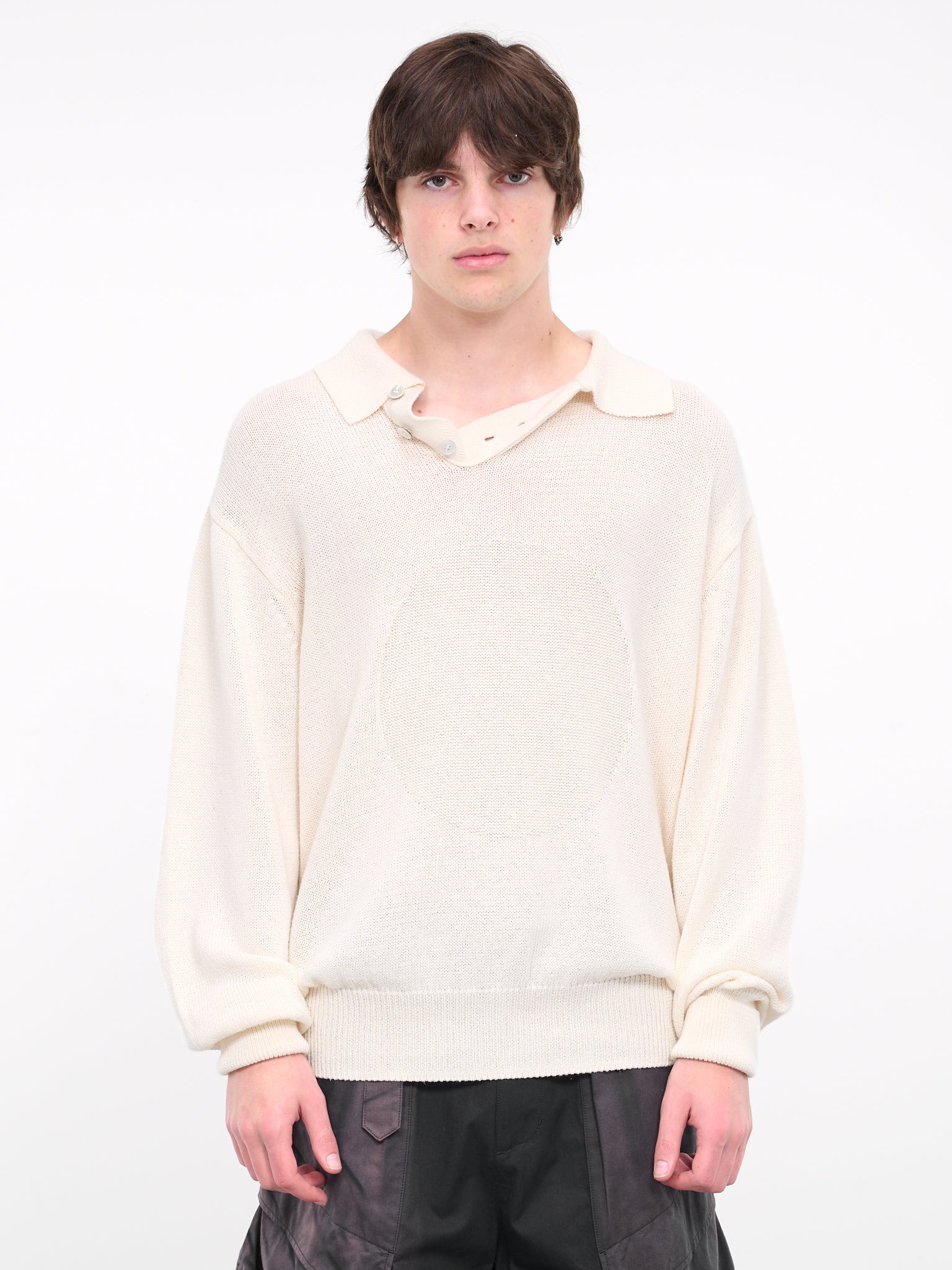 Knitted Sun Pullover (TO15-OFF-WHITE)