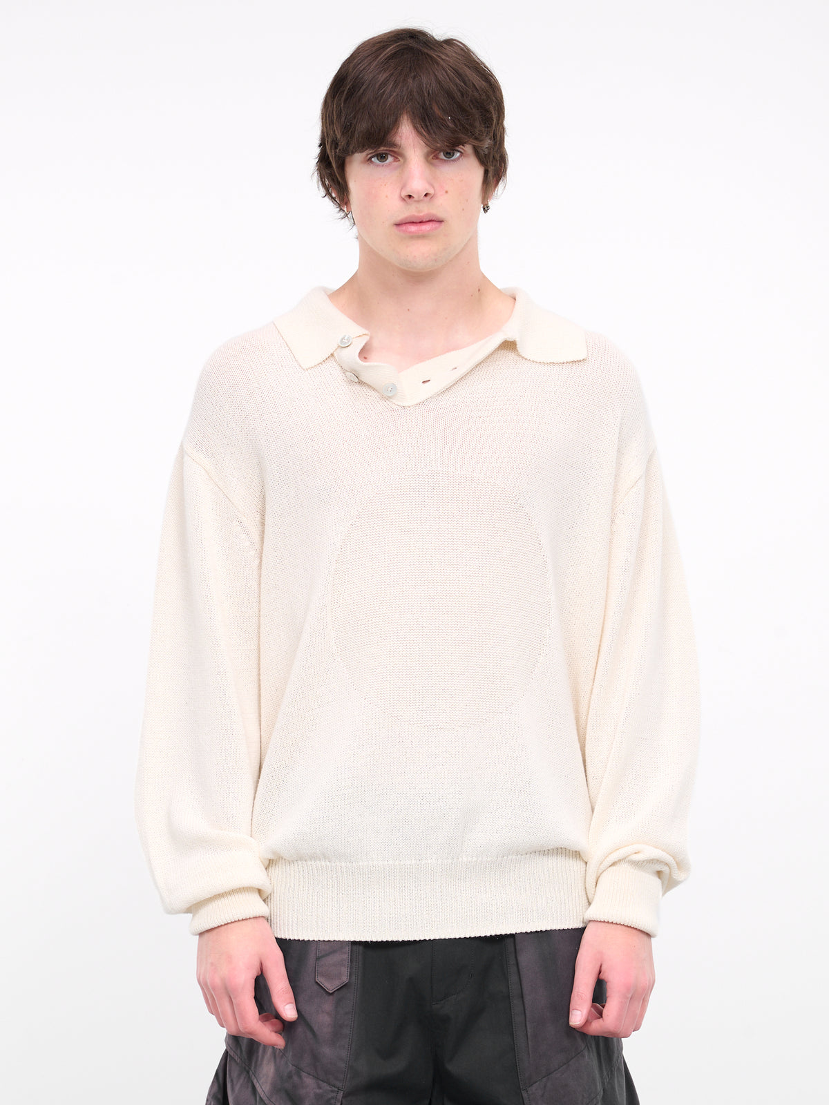 Knitted Sun Pullover (TO15-OFF-WHITE)