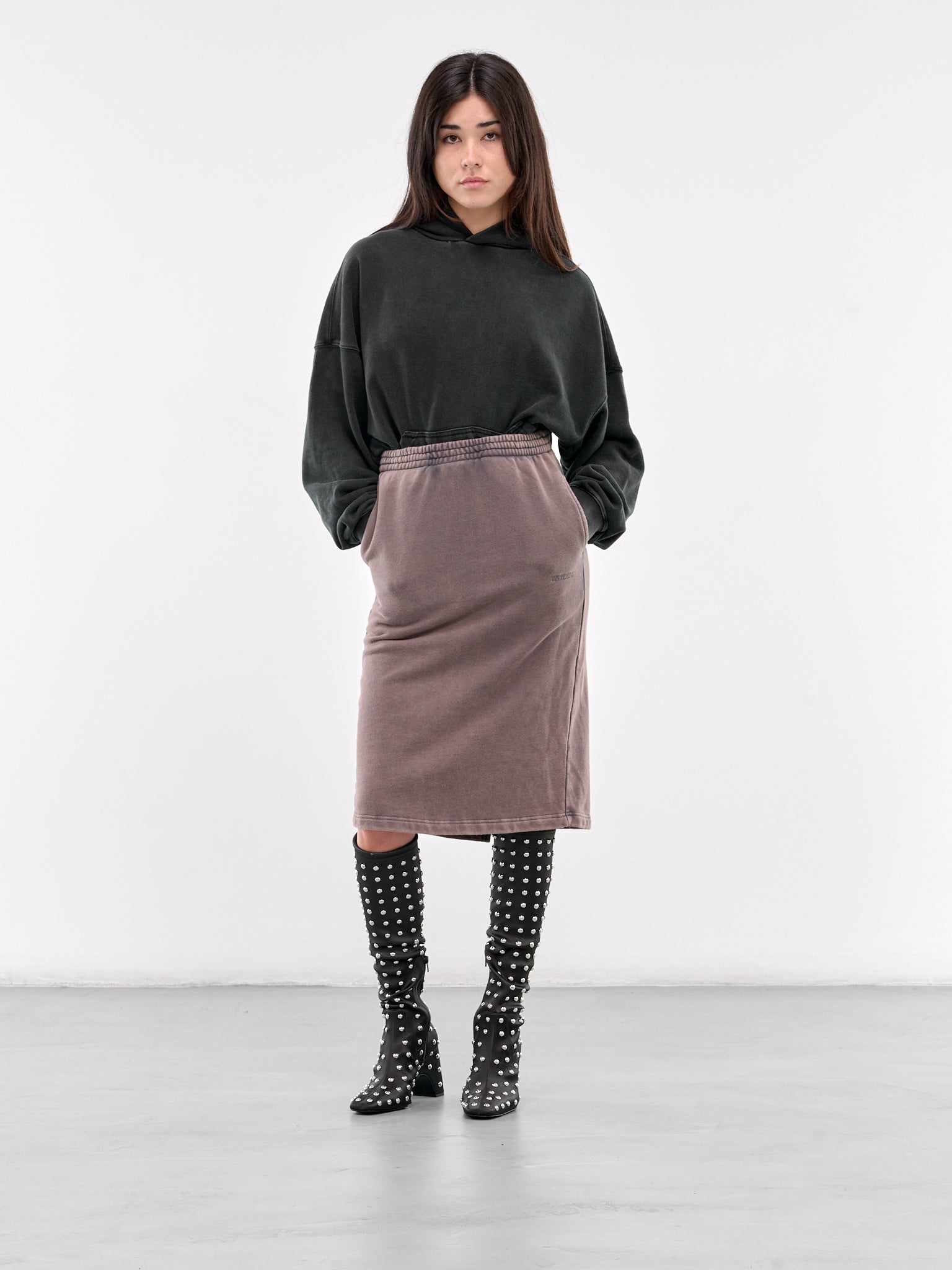WE11DONE | H.Lorenzo|Layered Jersey Dress (TO3-24-851-W-BLACK), XS / Black WE11DONE | H.Lorenzo|Layered Jersey Dress (TO3-24-851-W-BLACK), XS / Black