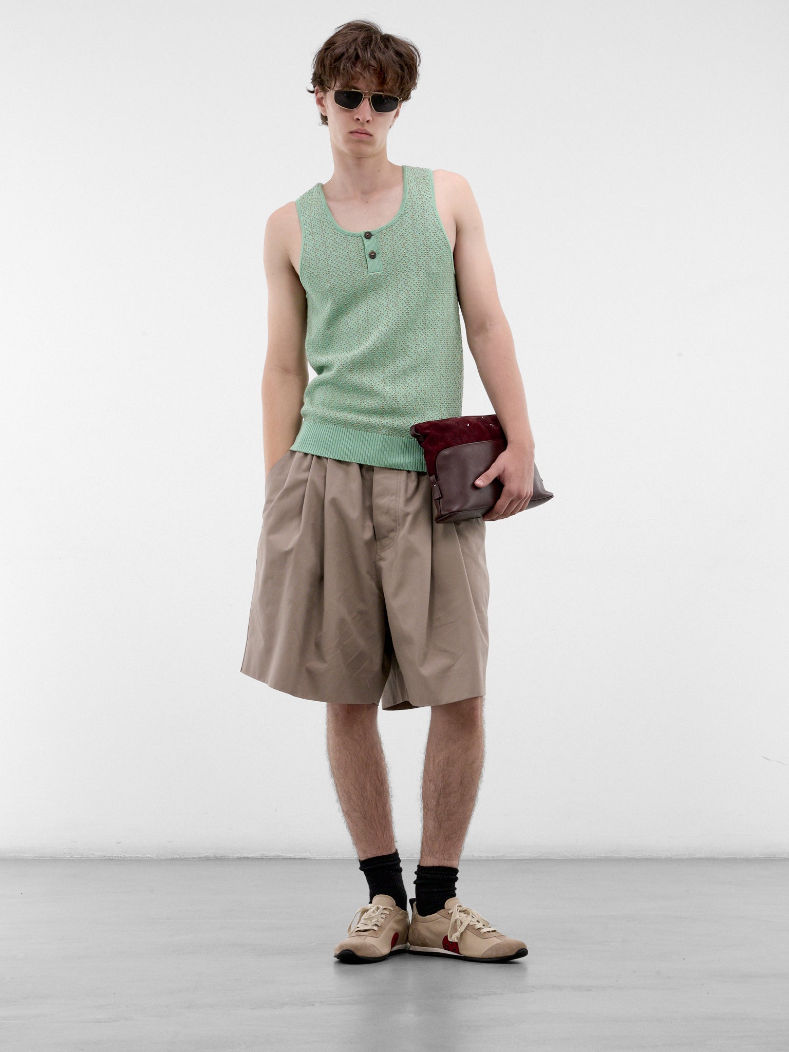Mint Knit Tank Top (TOM00559AK00334-MINT-GREEN)