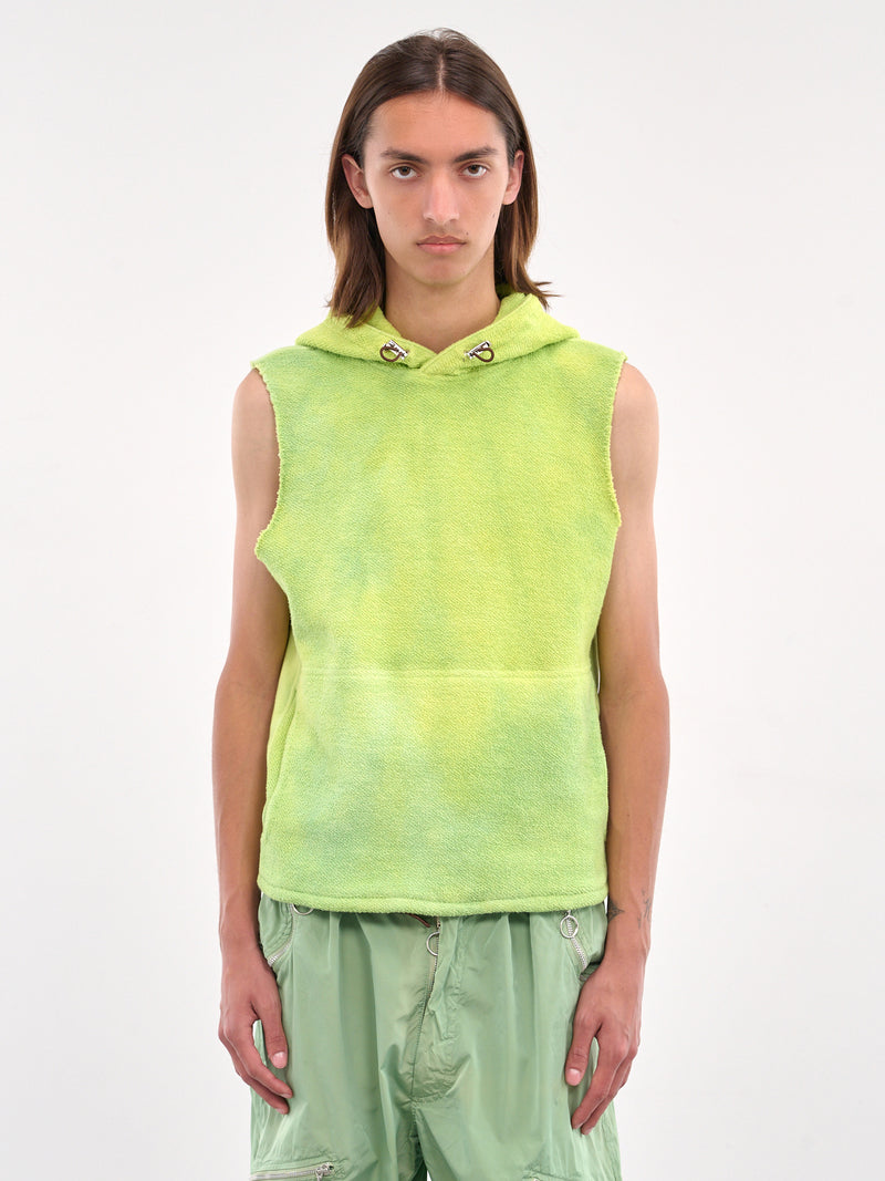 Sleeveless Hoodie (TOP-HOODJERS-LIGHT-GREEN)