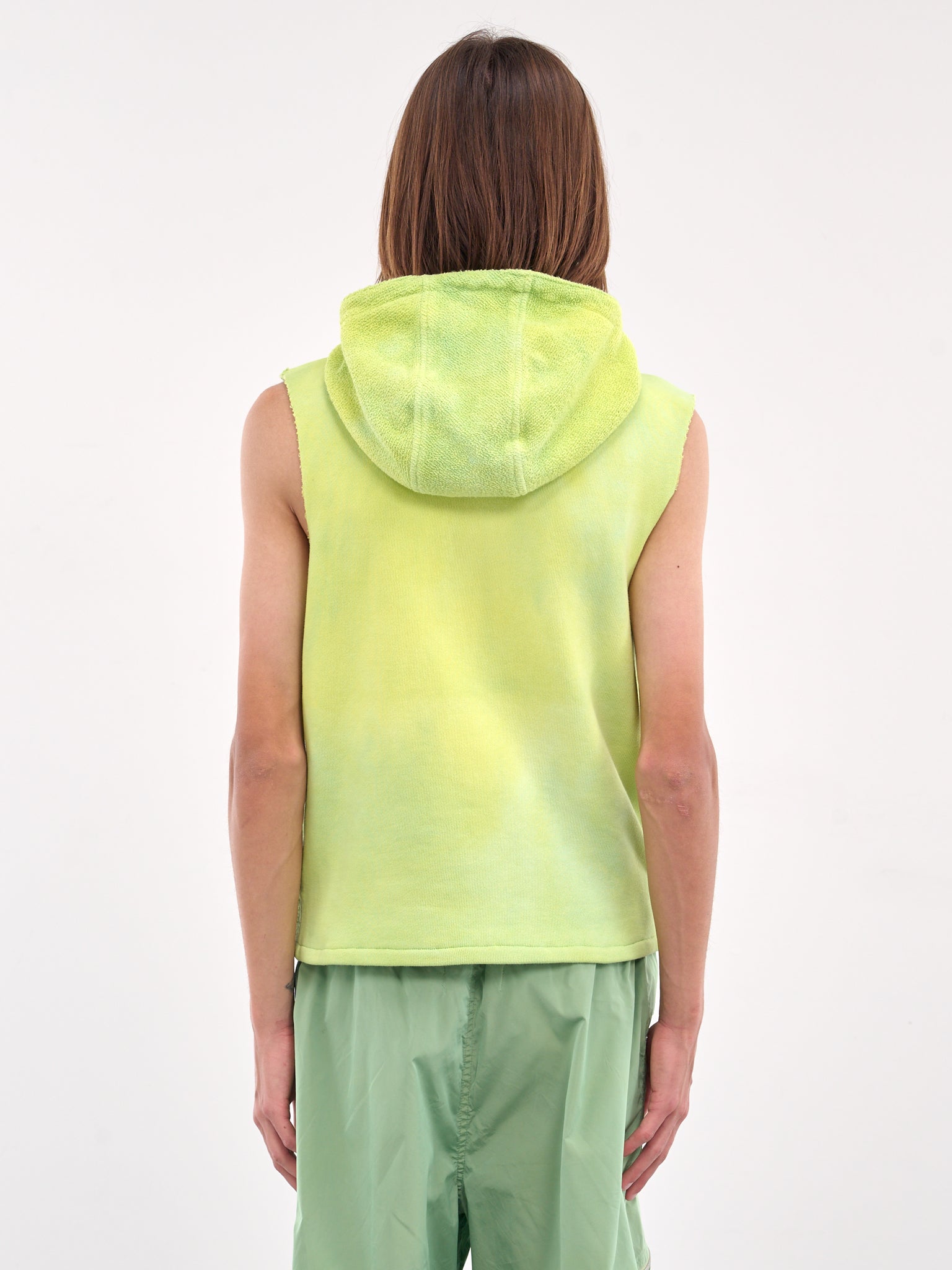 Sleeveless Hoodie (TOP-HOODJERS-LIGHT-GREEN)