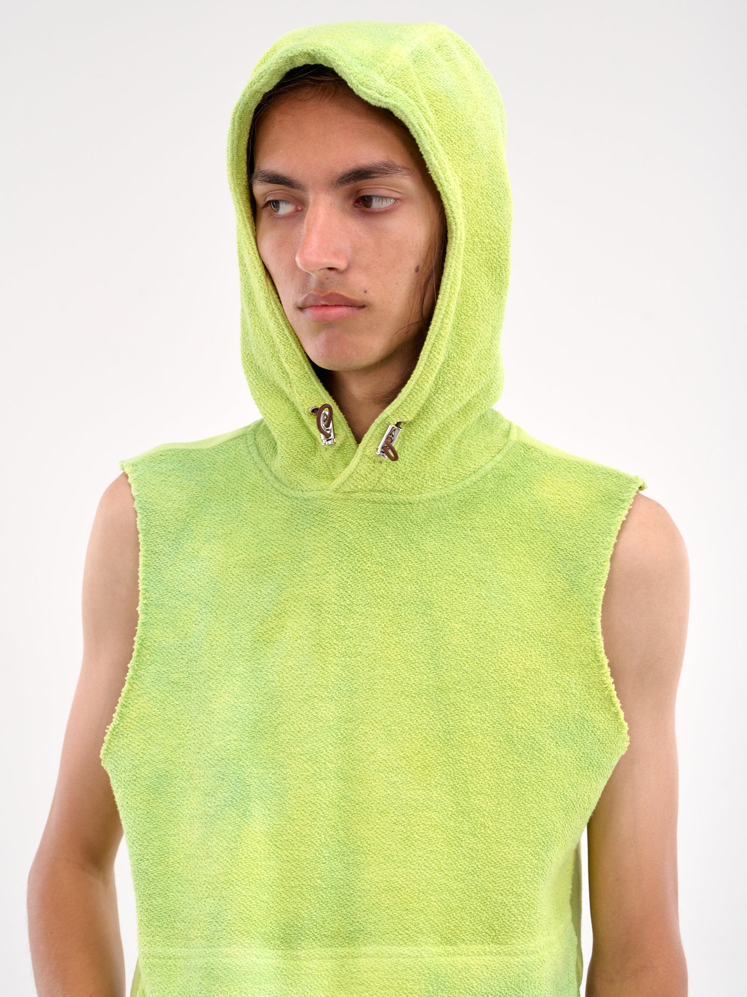 Sleeveless Hoodie (TOP-HOODJERS-LIGHT-GREEN)