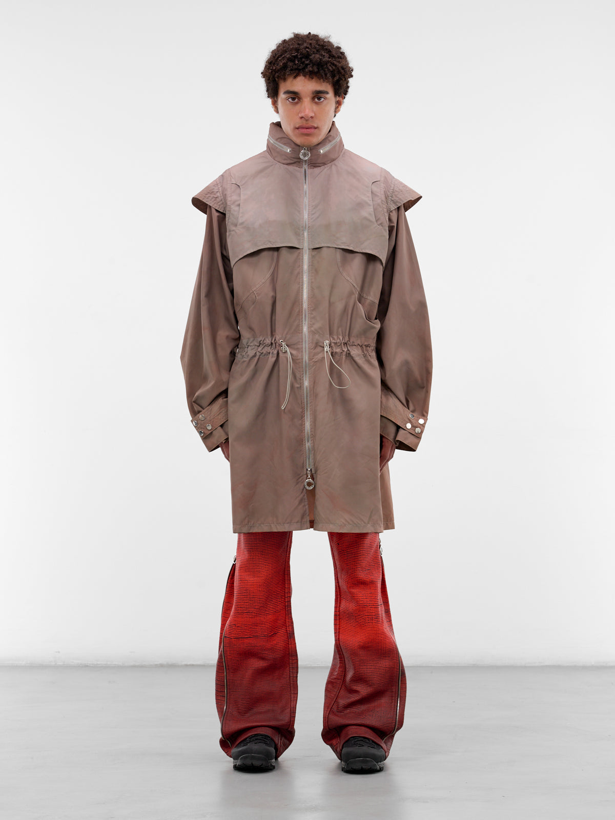 Olive Technical Trench Coat V2 (TOP-TECHTRENCH2-OLIVE-GREEN)