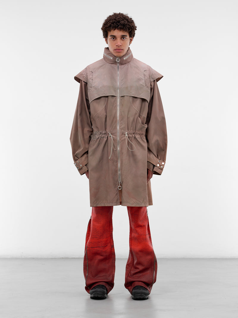 Olive Technical Trench Coat V2 (TOP-TECHTRENCH2-OLIVE-GREEN)