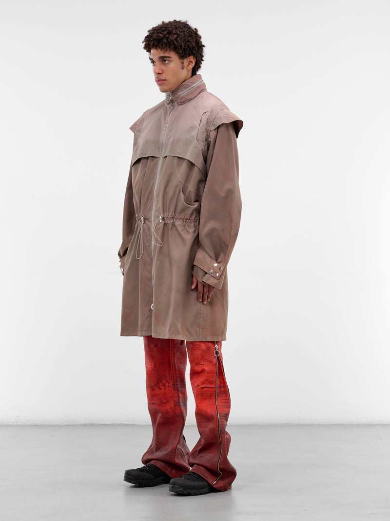 Olive Technical Trench Coat V2 (TOP-TECHTRENCH2-OLIVE-GREEN)