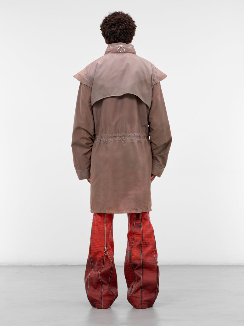 Olive Technical Trench Coat V2 (TOP-TECHTRENCH2-OLIVE-GREEN)