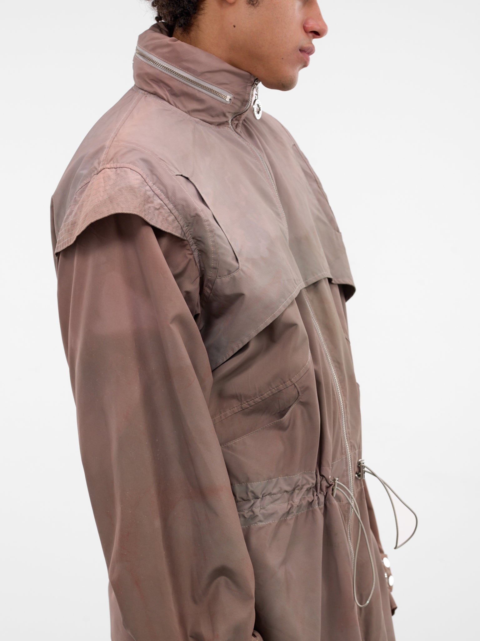 Olive Technical Trench Coat V2 (TOP-TECHTRENCH2-OLIVE-GREEN)