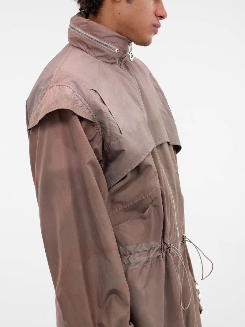 Olive Technical Trench Coat V2 (TOP-TECHTRENCH2-OLIVE-GREEN)