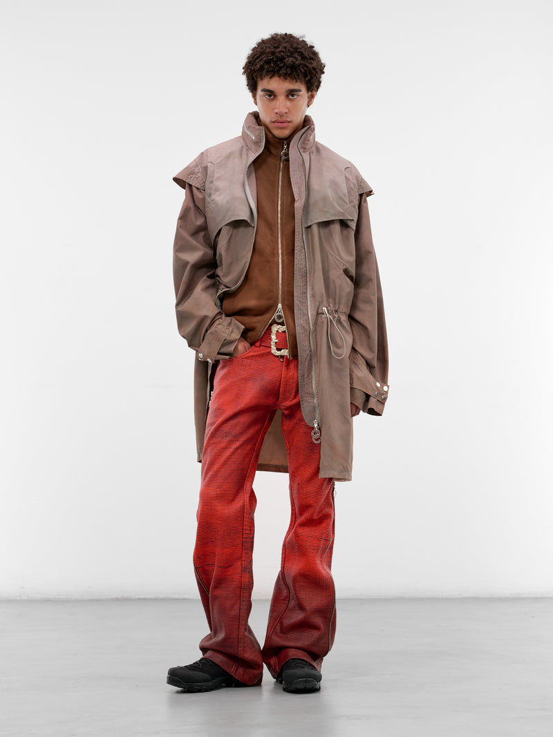 Brown Essential Jersey Zip Jacket (TOP-ESSZIP-BROWN)