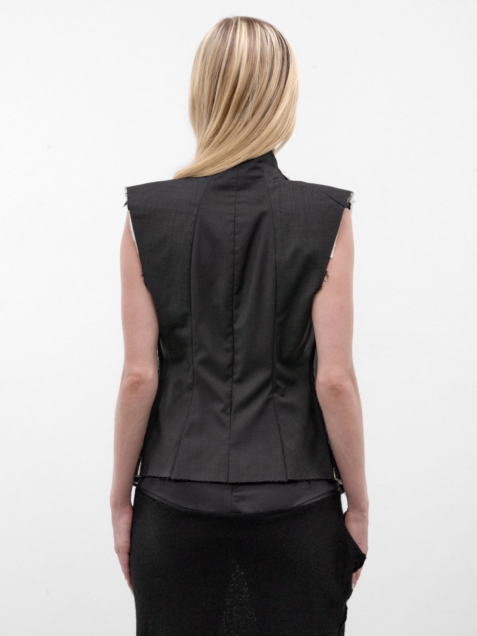 Black Tailored Torso Vest (TORSO-VEST-BLACK)