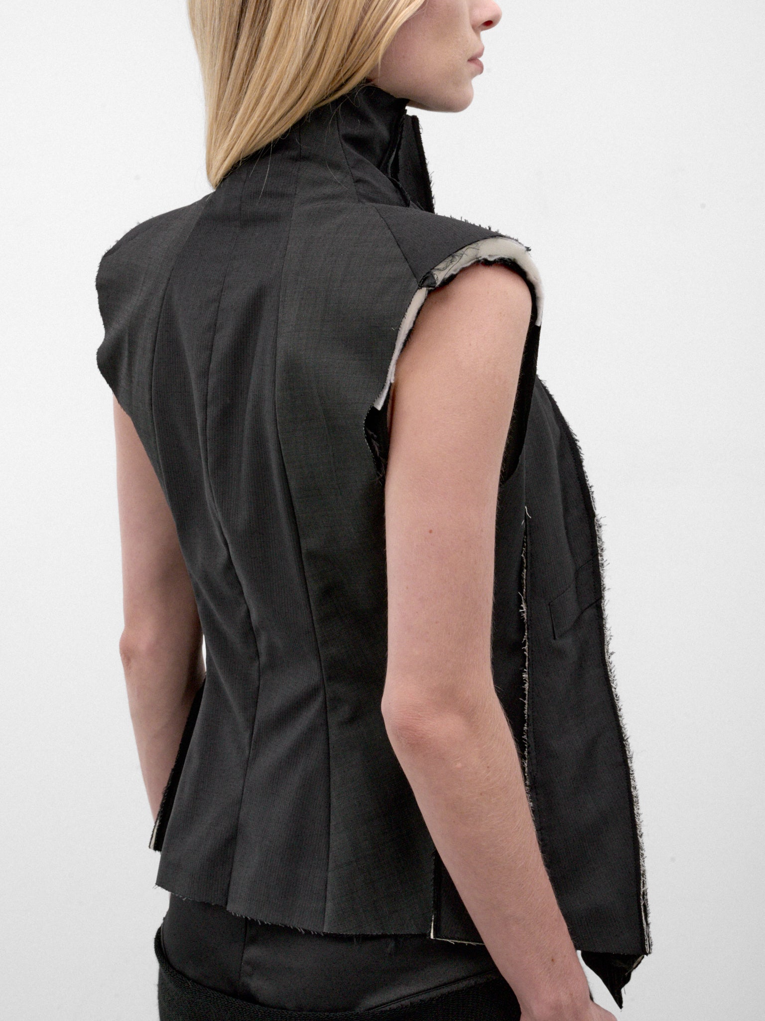 Black Tailored Torso Vest (TORSO-VEST-BLACK)