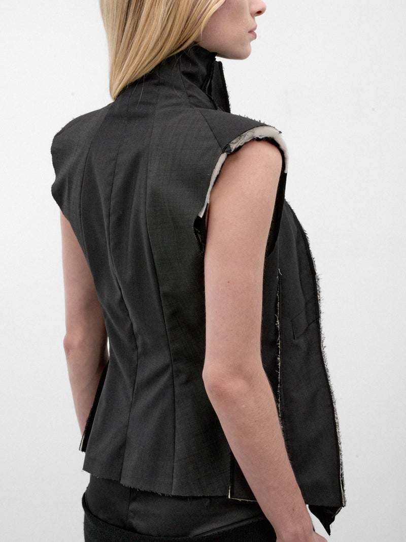 Black Tailored Torso Vest (TORSO-VEST-BLACK)