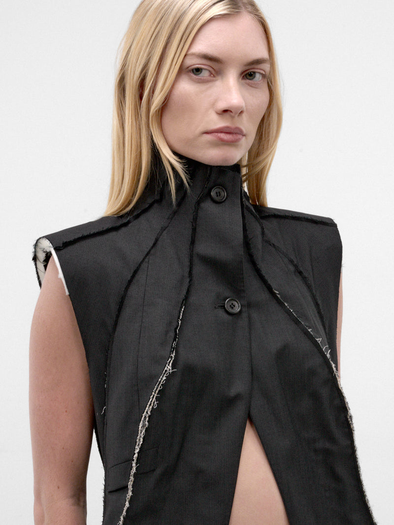 Black Tailored Torso Vest (TORSO-VEST-BLACK)