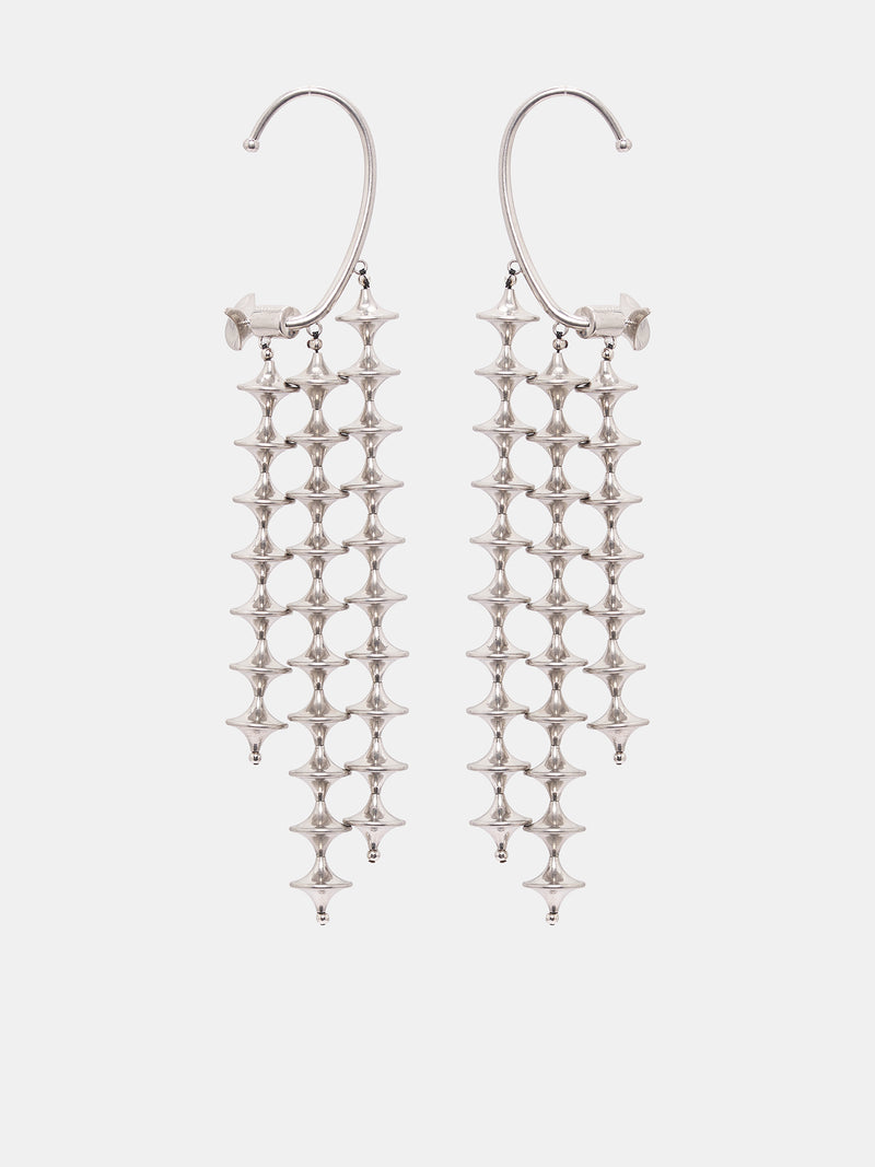 Toupie River Earrings (TOU-EAR-SIL-SILVER)