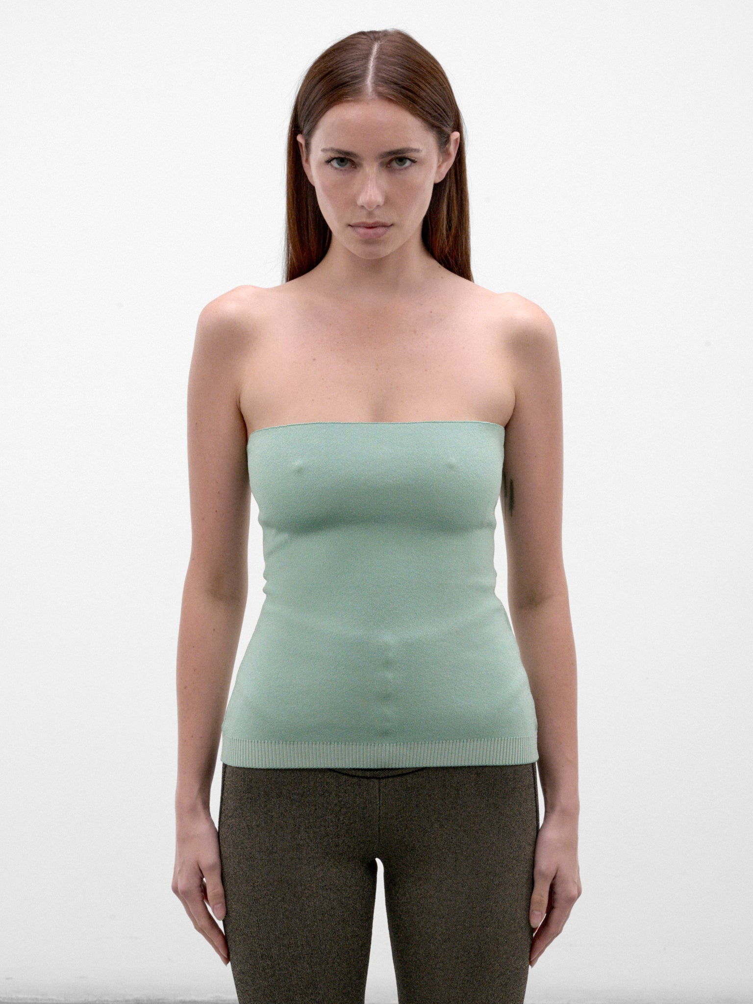 Mint Green Strapless Top (TOW00824AK00269-MINT-GREEN)