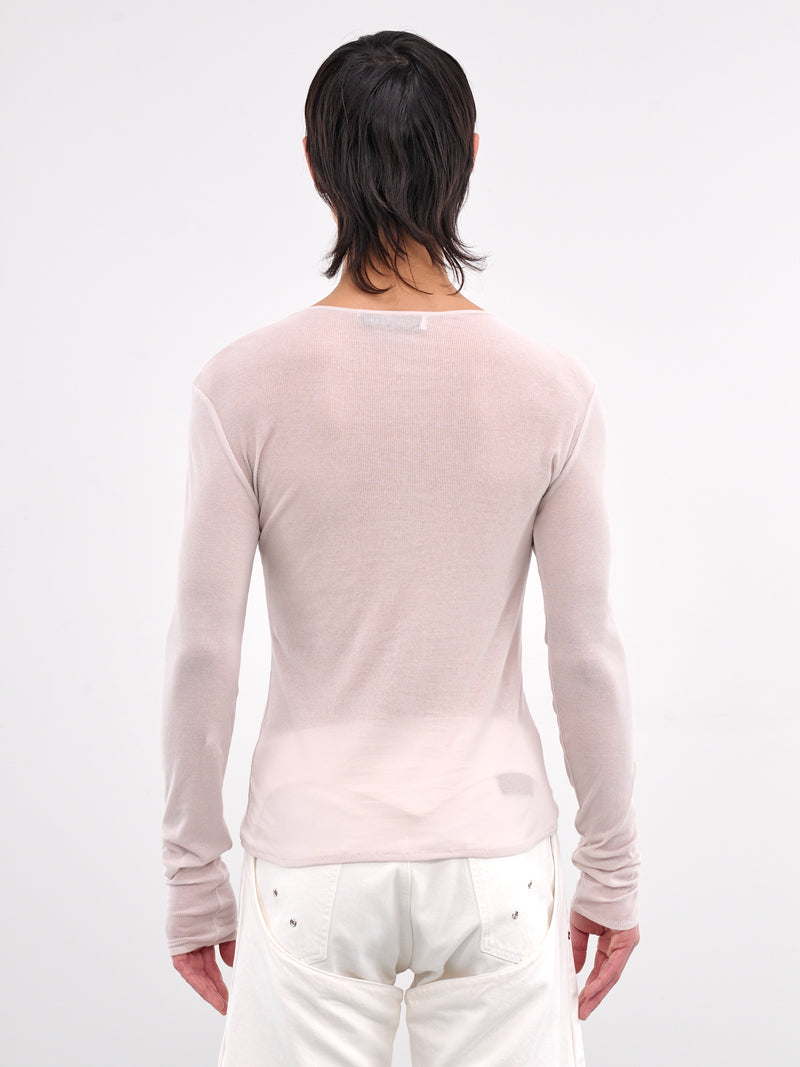 Simple Long Sleeve Tee (TP004-U-CO0025-PEARL)