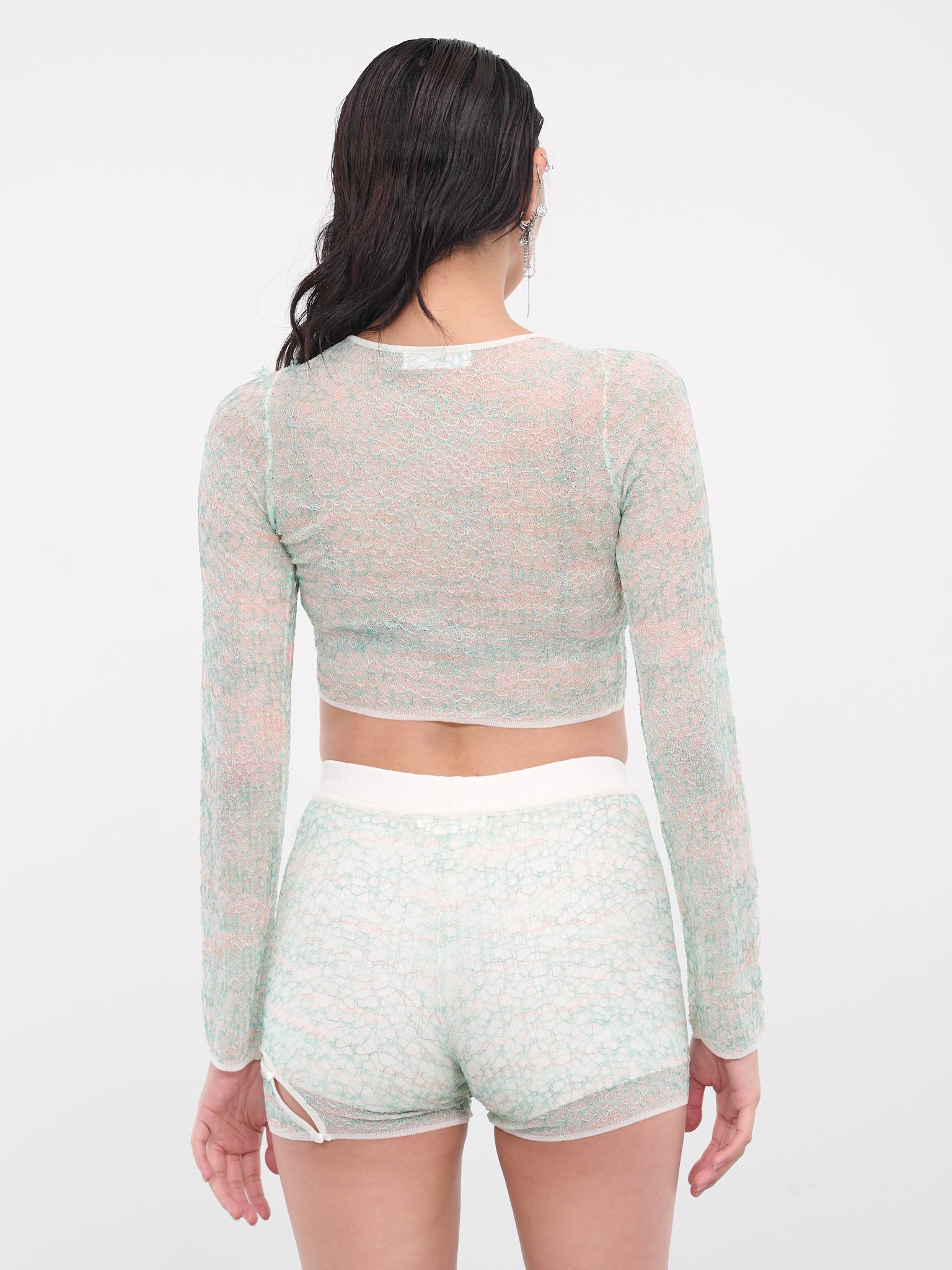 Knit Crop Top (TP006PNK-STRATUS-GREEN)
