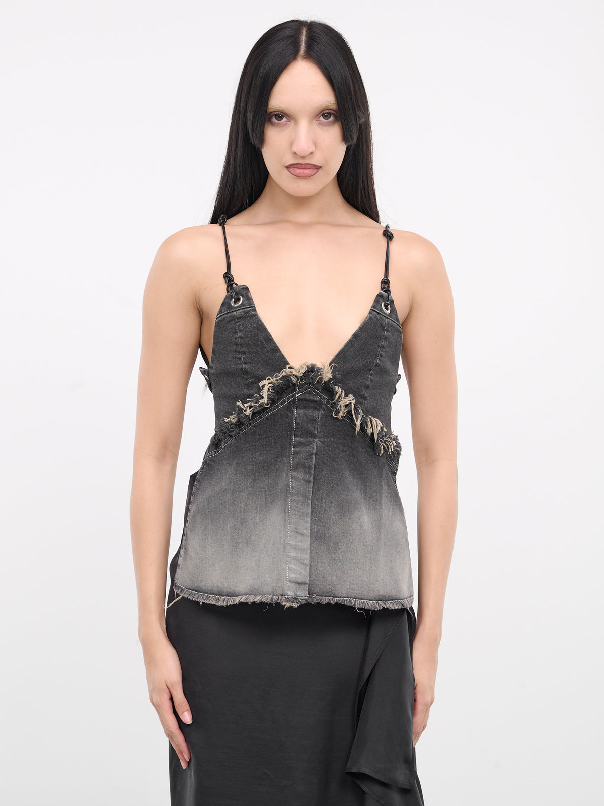 Denim Tank Top (TP03-02-BLACK-OMBRA)