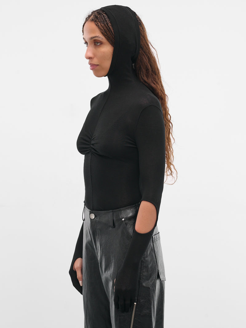 Black Gentle Armor Glove Top (TP03T2BL900-BLACK)