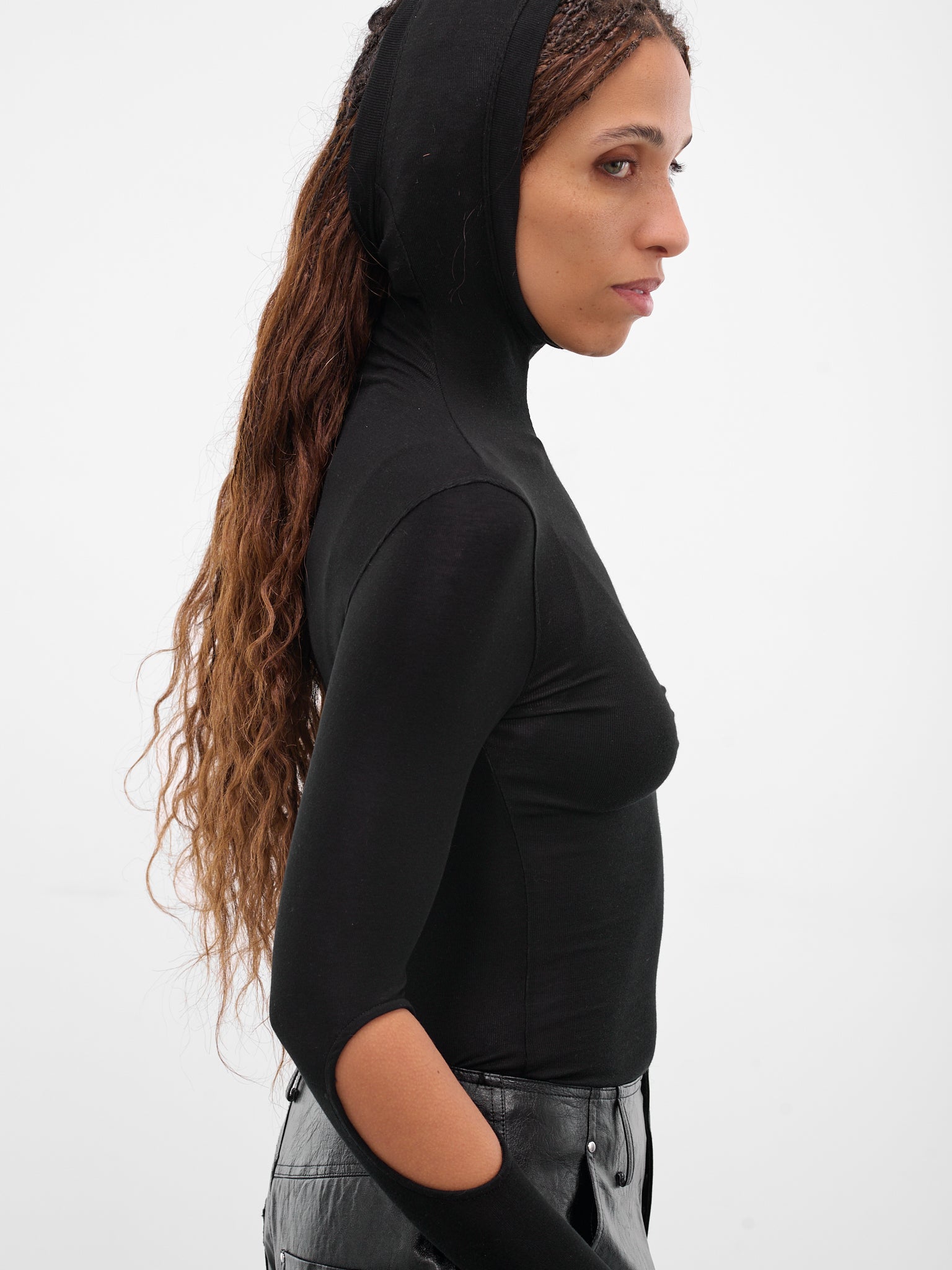 Black Gentle Armor Glove Top (TP03T2BL900-BLACK)